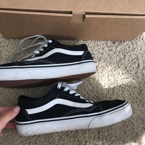 Old Skool Vans Barely Worn